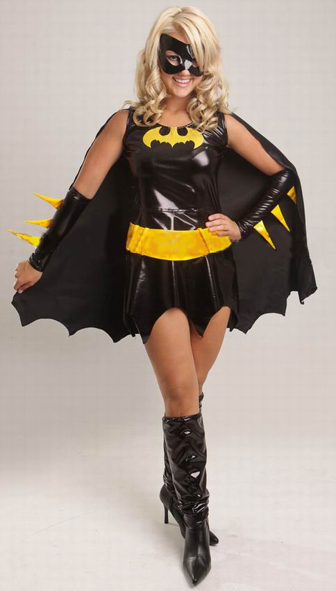 Batgirl Superhero Fancy Dress Costume